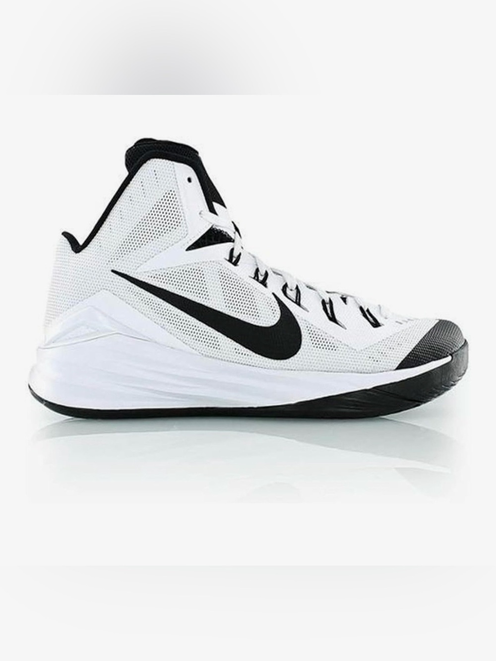 Nike Hyperdunk 2014 Lunar Men’s Basketball Shoes White and Black Size US 9.5